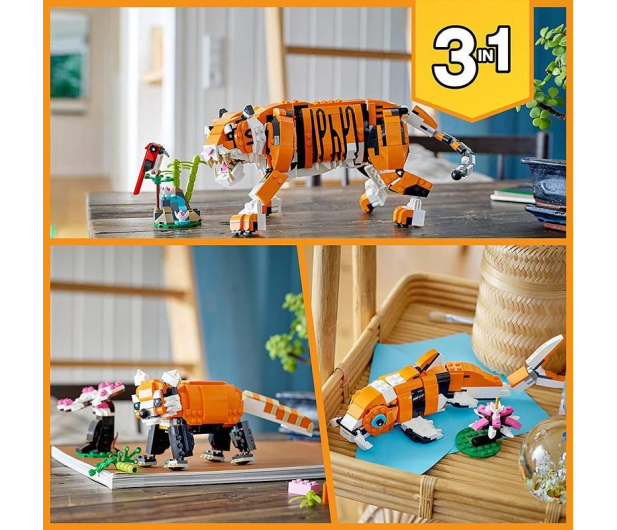 LEGO Outlet Creator 3 w 1 31129 Majestatyczny tygrys - 1556051 - zdjęcie 11